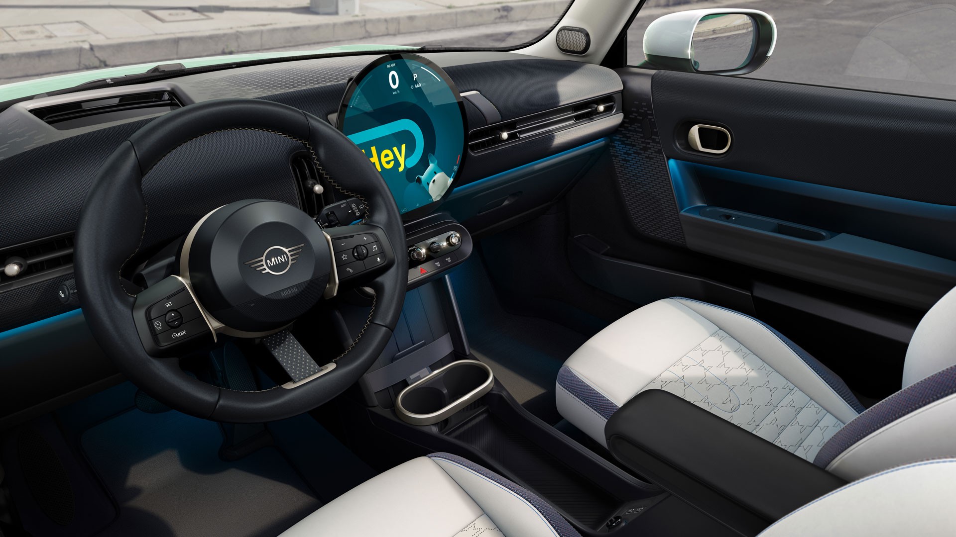 MINI Cooper triduris - interjeras- pradžia
